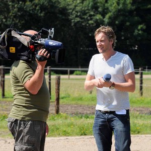 Andre van der Zee als Verslaggever